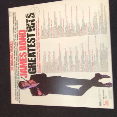 James Bond Greatest Hits Vinyl Record 1981 EMTV 007