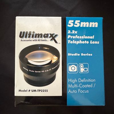 Ultimaxx 55mm 2.2x Professional Telephoto Lens