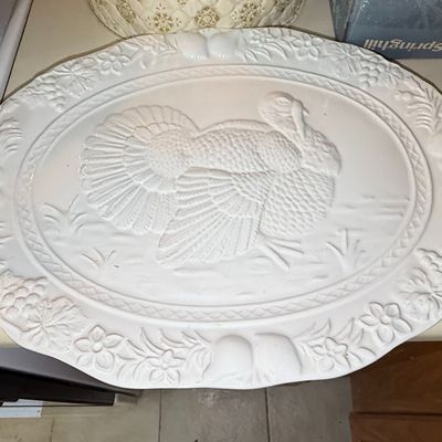 Sanor Ceramica Turkey Platter