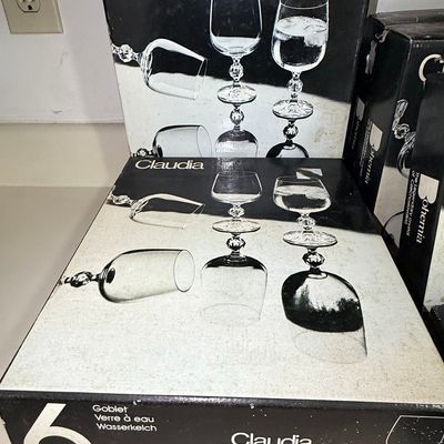 Bohemia Crystal Claudia Goblet Set