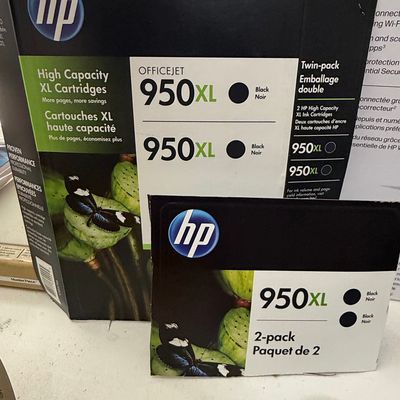 HP 950XL Black Ink Cartridge Twin-Pack