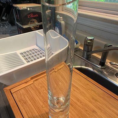 Bohemia Crystal Tall Cylinder Vase