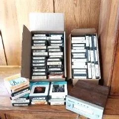 PANASONIC 8 TRACK PLAYER AND 8 TRACKS