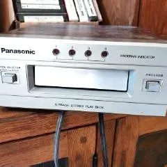 PANASONIC 8 TRACK PLAYER AND 8 TRACKS