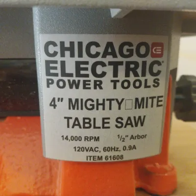 Sale Photo Thumbnail #114: 14,000 RPM 1/2" ARBOR BY ELECTRIC CHICAGO