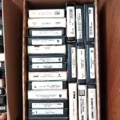 PANASONIC 8 TRACK PLAYER AND 8 TRACKS