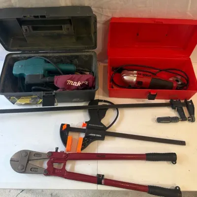 Oscillating Tool, Clamps, Makita Planner, & a Bolt Cutter - What Else Do You Need??