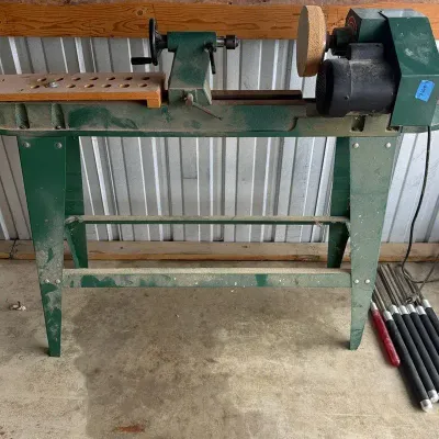 Central Machinery 12”x36” Wood Lathe + Tools 