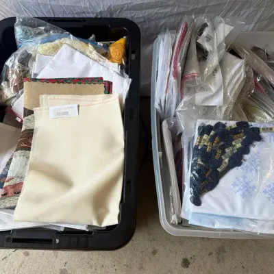 Mystery Bins of Sewing Materials & Patterns