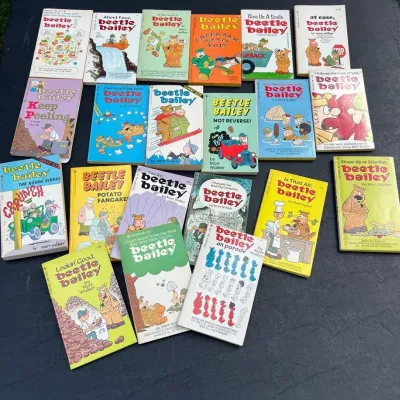 Collection of Beetle Bailey Vintage Books
