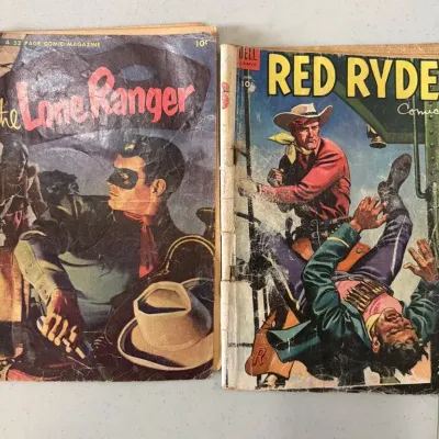 Vintage Red Ryder & the Lone Ranger by Dell Comics