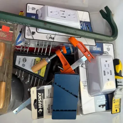 Mystery Lot of Tools & Hardware 