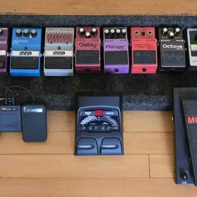 Guitar Pedals & Pedal Board (LR-1)