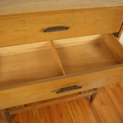 Stanley mid-century chest of drawers. Part of 5-piece bedroom set.