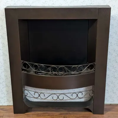 Freestanding Ventless Gel Fuel Fireplace With Sterno Canister Holders