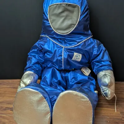 Vintage 1997 Intel Inside BunnyPeople Cleanroom Technician Astronaut Plush 36 Inch