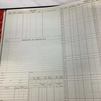 Gross Monthly Production Logbook