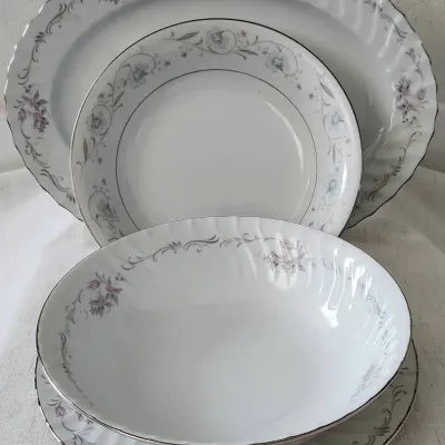 Fine China - Platter, Plates & Bowls