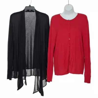 1 Coldwater Creek Cardigan & 1 Cover Jacket 
