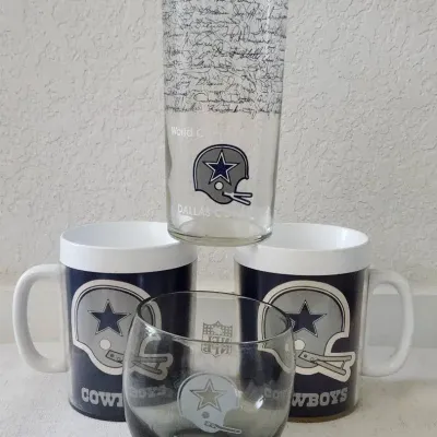 Vintage Dallas Cowboys Drinkware 