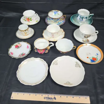 Sale Photo Thumbnail #115: Vintage And Antique Assorted Tea Cup And Saucer Sets, And Single Tea Cups And Saucers