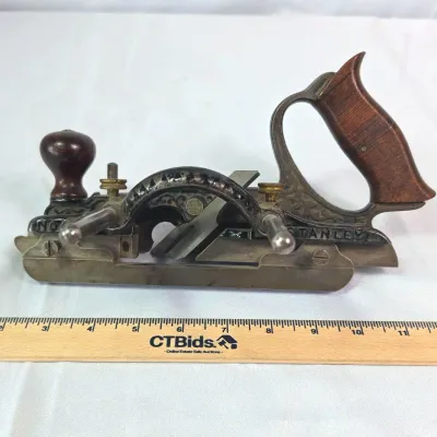 Sale Photo Thumbnail #65: Early Stanley No. 46 Skew Cutter Combination Vintage Plow Plane