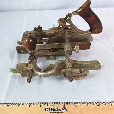 Sale Photo Thumbnail #62: STANLEY No.45 Vtg Combination Plane Wood Working Tool.