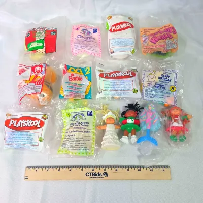 Sale Photo Thumbnail #79: Kid's Meal Toys Including Barbie, Playskool, Cabbage Patch, Bobby's World