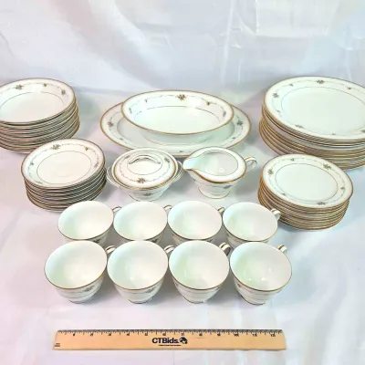 Sale Photo Thumbnail #34: Vintage Noritake Joanne China Set, Near Complete. See Description. 