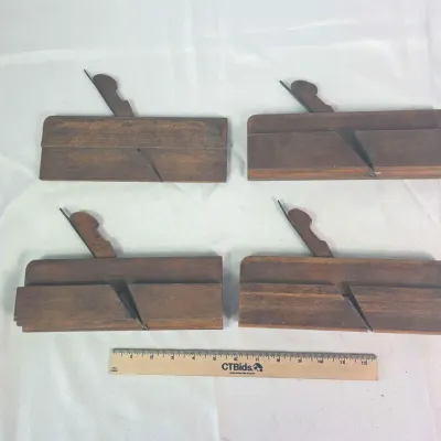 Sale Photo Thumbnail #69: 4 Antique Moulding Planes. 4 Different Profiles, Different Brands 