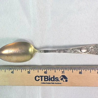 Sale Photo Thumbnail #77: Saint George by R Wallace & Sons Sterling Silver Spoon Antique 21 Grams