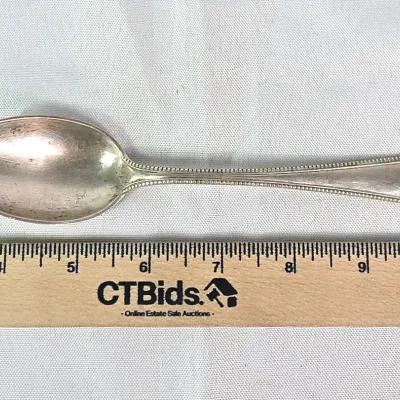 Sale Photo Thumbnail #84: Virginia by Alvin Sterling Silver Serving Spoon 62 Grams