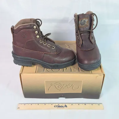 Sale Photo Thumbnail #25: Never Worn Ladies Size 5.5 Roper CrossRider 6" Hiker Boots Hershey Brown