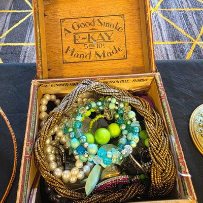 Box with jewelry 