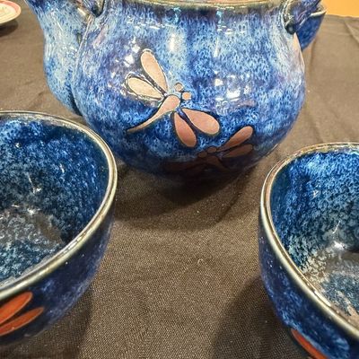 Dragonfly tea set