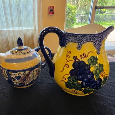 Ceramic pitcher