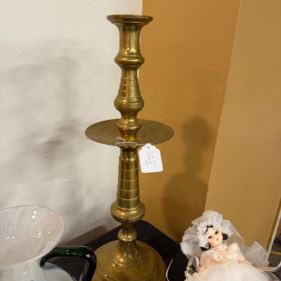 Brass candle stick post 