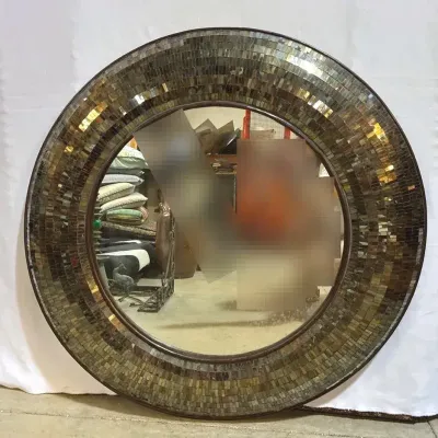 38” Dia Mosaic Mirror 