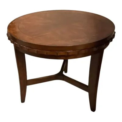 Vintage Mahogany Round Occasional End Table - Lot 1