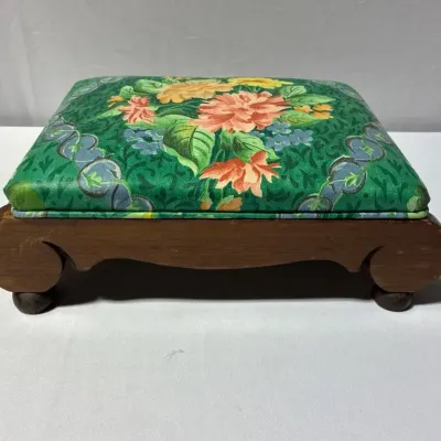 Antique Mahogany Empire Footstool