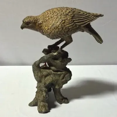 Wildwood Accents Resin Bird Of Prey Sculpture 