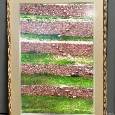 Framed Landscape Wall Art Piece