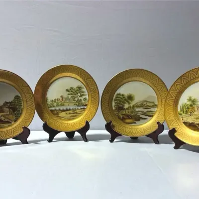 Chelsea House, Decorative Plates-Set Of 4