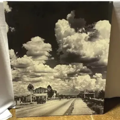 Vintage Classic Wall Art Print Titled "Route 66, Seligman, Arizona”