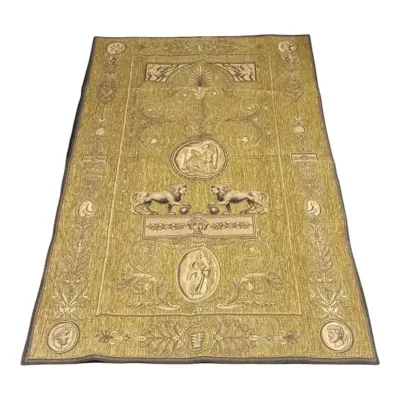 Neoclassical Woven Jacquard Tapestry - 77x42”