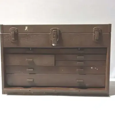 Military Metal Machinist Tool Box