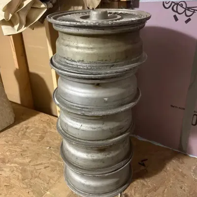 1960s Alfa Romeo wheels - 14x5.5 (5) - upstairs 