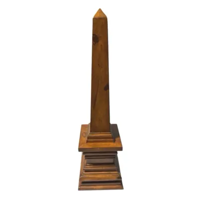Decorative Wooden Obelisk - Lot 2