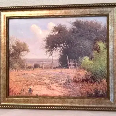 Signed by Jerry Ruthven, Texas Hill Country Picture 