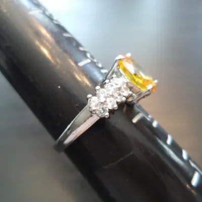 STUNNING VINTAGE ESTATE CHUNKY COCKTAIL SILVER TONE SZ 9.5 RING!
